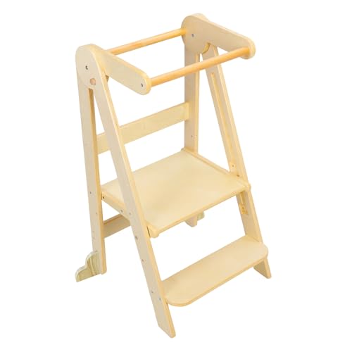 Kinder Lernturm, Faltbarer Kleinkinder Küchenturm, zusammenklappbarer Kleinkinder Stehturm, Montessori Küchenhocker Kinder Lernturm, Faltbarer Kleinkinder Küchenturm, zusammenklappbarer Kleinkinder Stehturm, Montessori Küchenhocker von ilkqeppe