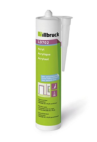 Illbruck LD702 Acryl für Decken Fensterbänke Rollladenkasten Innenbereich 310ml weiß von Illbruck