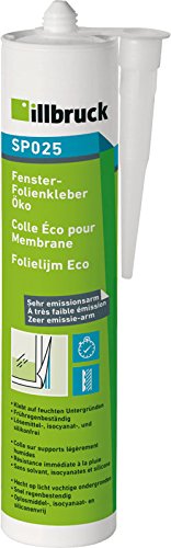 illbruck SP025 Folienkleber Öko 310 ml grau Fensterfolienkleber Klebdichtstoff Dichtungskleber Fenster von illbruck