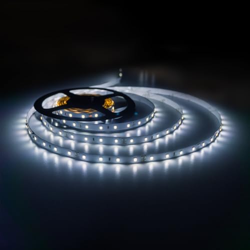 illuburg 12V LED Strip 5m Kaltweiß 6000K 64LEDs/M 6W/M 4050lm SMD 2835 Dimmbar Selbstklebend LED Streifen Lichtband Lichtleiste Deko Beleuchtung illuburg 12V LED Strip 5m Kaltweiß 6000K 64LEDs/M 6W/M 4050lm SMD 2835 Dimmbar Selbstklebend LED Streifen Lichtband Lichtleiste Deko Beleuchtung von illuburg
