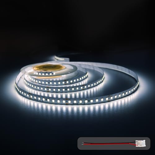 illuburg 24V LED Strip 5m Kaltweiß 6000K 128LEDs/M 12W/M 7200lm superhell SMD 2835 Dimmbar LED Streifen Band Lichtleiste illuburg 24V LED Strip 5m Kaltweiß 6000K 128LEDs/M 12W/M 7200lm superhell SMD 2835 Dimmbar LED Streifen Band Lichtleiste von illuburg