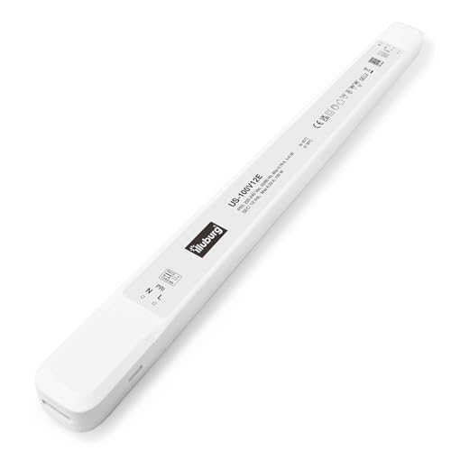 illuburg LED Trafo 12V 100W Slim Flackerfrei Geräuschlos für G4 GU5,3 LED Streifen Möbel Verdeckte Montage Netzteil Treiber Vorschaltgerät Driver Power Supply illuburg LED Trafo 12V 100W Slim Flackerfrei Geräuschlos für G4 GU5,3 LED Streifen Möbel Verdeckte Montage Netzteil Treiber Vorschaltgerät Driver Power Supply von illuburg