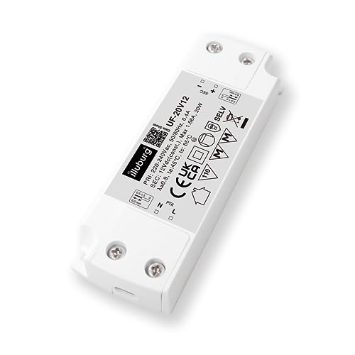 illuburg LED Trafo 12V 20W Flach Flackerfrei Geräuschlos für G4 GU5,3 LED Streifen Möbel Verdeckte Montage Netzteil Treiber Vorschaltgerät Driver Power Supply illuburg LED Trafo 12V 20W Flach Flackerfrei Geräuschlos für G4 GU5,3 LED Streifen Möbel Verdeckte Montage Netzteil Treiber Vorschaltgerät Driver Power Supply von illuburg