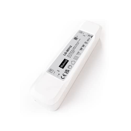 illuburg LED Trafo 12V 30W Flackerfrei für LED Strip G4 GU5,3 LED Netzteil Treiber Transformator Driver Power Supply von illuburg