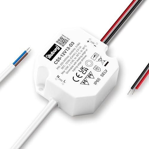 illuburg LED Trafo 12V Dimmbar Triac 2,4W - 12W Wasserdicht IP65 für LED Strip Lampe LED Netzteil Treiber Transformator Vorschaltgerät Driver illuburg LED Trafo 12V Dimmbar Triac 2,4W - 12W Wasserdicht IP65 für LED Strip Lampe LED Netzteil Treiber Transformator Vorschaltgerät Driver von illuburg