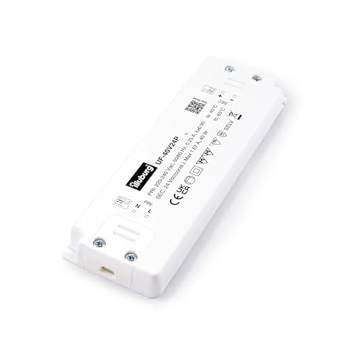 illuburg LED Trafo 24V 40W Flach Flackerfrei Geräuschlos für G4 GU5,3 LED Streifen Möbel Verdeckte Montage Netzteil Treiber Vorschaltgerät Driver Power Supply illuburg LED Trafo 24V 40W Flach Flackerfrei Geräuschlos für G4 GU5,3 LED Streifen Möbel Verdeckte Montage Netzteil Treiber Vorschaltgerät Driver Power Supply von illuburg