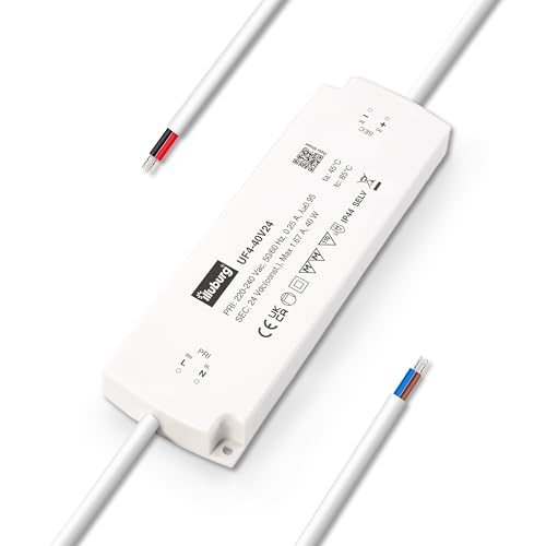 illuburg LED Trafo 24V 40W Wasserdicht IP44 Flach Flackerfrei für LED Strip Lampe LED Netzteil Treiber Power Supply illuburg LED Trafo 24V 40W Wasserdicht IP44 Flach Flackerfrei für LED Strip Lampe LED Netzteil Treiber Power Supply von illuburg