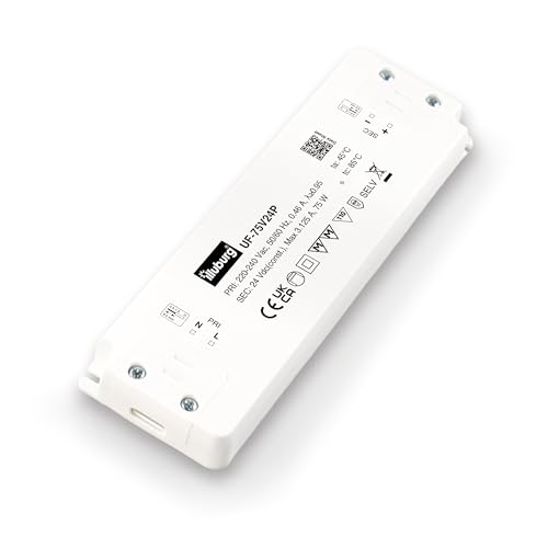 illuburg LED Trafo 24V 75W Flach Flackerfrei Geräuschlos für G4 GU5,3 LED Streifen Möbel Verdeckte Montage Netzteil Treiber Vorschaltgerät Driver Power Supply illuburg LED Trafo 24V 75W Flach Flackerfrei Geräuschlos für G4 GU5,3 LED Streifen Möbel Verdeckte Montage Netzteil Treiber Vorschaltgerät Driver Power Supply von illuburg