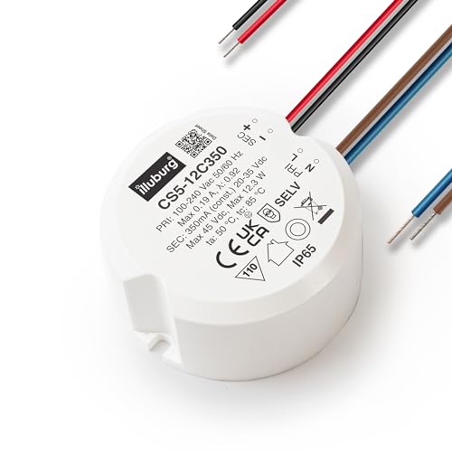 illuburg LED Trafo Wasserdicht IP65 350mA Konstantstrom 7W - 12W Flackerfrei LED Netzteil Treiber Transformator Driver illuburg LED Trafo Wasserdicht IP65 350mA Konstantstrom 7W - 12W Flackerfrei LED Netzteil Treiber Transformator Driver von illuburg