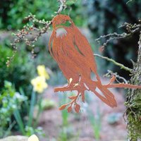 Illumino Baumstecker Dekostecker Gartendeko Habicht Baum Kunst Metall Vogel Rost Deko Für Den Garten von illuminodesign