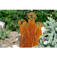 Illumino Gartendeko Beetstecker Erdmännchen Familie, Dekostecker Aus Rostfähigem Stahl, Tier, Kunst, Deko, Beet, Topf, Garten Illumino Gartendeko Beetstecker Erdmännchen Familie, Dekostecker Aus Rostfähigem Stahl, Tier, Kunst, Deko, Beet, Topf, Garten von illuminodesign