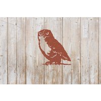 Illumino Metall-Wand-Kunst "Eule" Rost Rostig Garten Deko Skulptur Rusty Xxl von illuminodesign