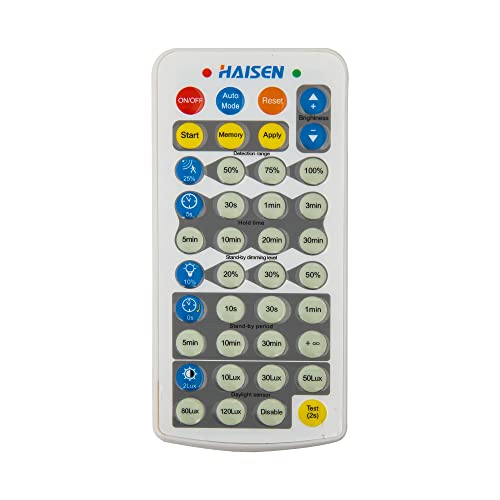 Fernbedienung zum Bewegungsmelder für illumitec LED-Hallentiefstrahler der J-Serie von illumitec