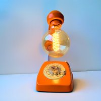 Vintage Recycelte Lampe Vom Originaltelefon Aus Den 70Er Jahren von iluminados
