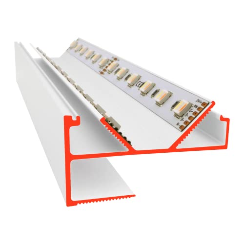 LED-Trockenbauprofil | iluminize (2 m, VTL Twin Weiß) von iluminize