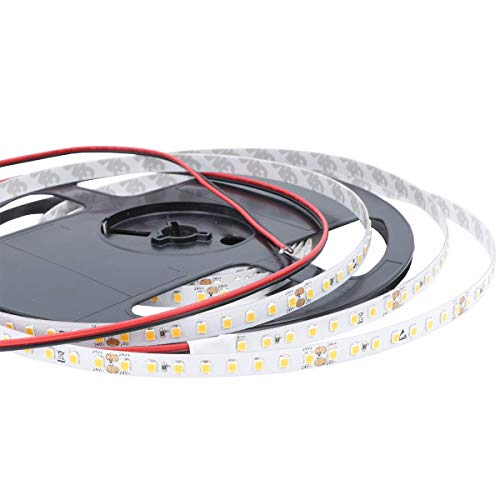 iluminize LED-Streifen: hocheffizienter LED-Streifen mit 128 LEDs pro Meter, 102lm/W, SMD2835, 8 mm breit, hoch selektiert, 24V, 8,6W pro Meter, 5 m auf Rolle (2700K Ra 95 IP33) von iluminize