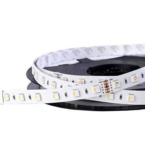 iluminize LED-Streifen RGBW 4 in 1: sehr hochwertiger LED-Streifen RGBW tageslichtweiß (6000K), 60 LEDs pro Meter, hoch selektiert, 24V, 19,2W pro Meter (6000K IP65NANO Rolle 5m) von iluminize