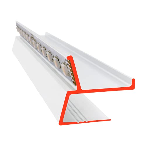 iluminize LED-Trockenbauprofil SF, weiß RAL 9003, Musterstück ca. 30cm von iluminize