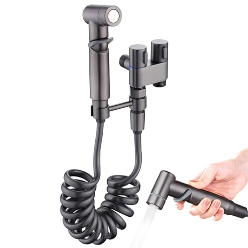 1-in-2-out Dual Control Ventillegsatz Toilettenhahn Compact Toilettensprühgerät Einstellbares Wand montiertes und Leckschutz Anti-Burst-Wasserhahn Sprühgerät Kit 1-in-2-out Dual Control Ventillegsatz Toilettenhahn Compact Toilettensprühgerät Einstellbares Wand montiertes und Leckschutz Anti-Burst-Wasserhahn Sprühgerät Kit von imFreienawn