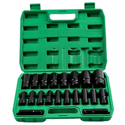 20-teiliger Hex-Sockel-Set, 8-32 mm hohe Härte Stahl-Sechskantbit-Sockel-Set mit Box, Schnellminderung/Installation für automatische Reparatur/Haushalts-/Industriegebrauch Allen 20-teiliger Hex-Sockel-Set, 8-32 mm hohe Härte Stahl-Sechskantbit-Sockel-Set mit Box, Schnellminderung/Installation für automatische Reparatur/Haushalts-/Industriegebrauch Allen von imFreienawn