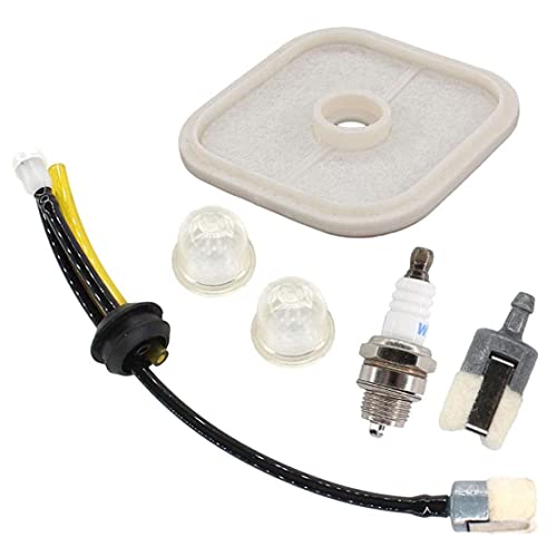 Luftfilter -Kit -Kraftstofffilterkompatibel mit Echo PE 2400 PE 260-3100 SRM 3100 HCA2400 6PCS -Luft mit Zündkerzen von imFreienawn