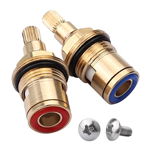Tap Ventile Ersatz Keramikstammscheibenpatronen Wasserhahn Ventil Viertel Umdrehung Wasserhahn Ventil 2Sets Vierteldrehung von imFreienawn
