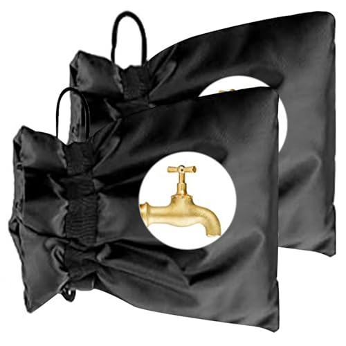 Wasserhahnabdeckungen für Winter 2PCS 7x9.8 Anti-Freez-Spigot Deckt Deckungen Winter isoliert wasserdicht wiederverwendbares Wasserschalter für Außen von imFreienawn