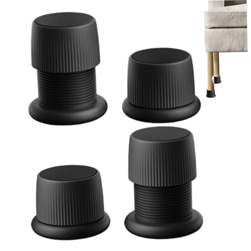 imFreienawn Bett Risers 4PCs Nicht-rutschfeste Möbel Steiger erhöhte Größe Selbstklebender Fixierer für Tisch, Sofa, Stuhl und Schreibtisch Bett Schwerendienst von imFreienawn