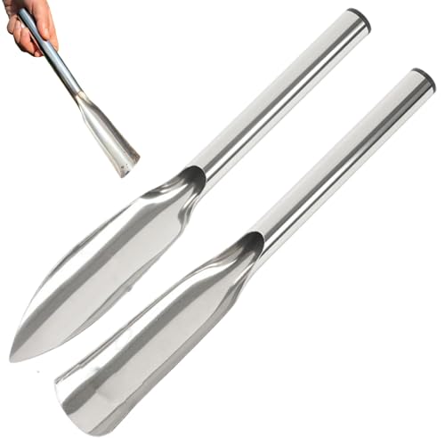 imFreienawn Gartenschaufel, 30,5 cm, tragbare Edelstahl-Gartenkelle, ergonomische Garten-Handwerkzeuge, Schaufeln für Gartenarbeit, Graben, Jäten, 2 Stück von imFreienawn