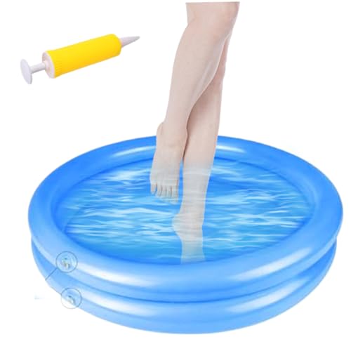 imFreienawn Pool Fußbad 23,6 x 23,6 x 6,3 cm, aufblasbares Fußbad, rund, tragbares Einweichbecken für Pool, Eingangsleiter, Zuhause, Spa, saubere Füße über dem Boden, Zubehör für den Einstieg imFreienawn Pool Fußbad 23,6 x 23,6 x 6,3 cm, aufblasbares Fußbad, rund, tragbares Einweichbecken für Pool, Eingangsleiter, Zuhause, Spa, saubere Füße über dem Boden, Zubehör für den Einstieg von imFreienawn
