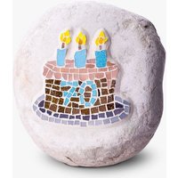 Lapidemart Dekostein Mit Mosaik Individueller Geburtstag in Verschiedenen Größen von imPerfektKunsthafen