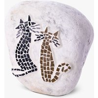 Lapidemart Dekostein Mit Mosaik Katzen in Verschiedenen Größen von imPerfektKunsthafen