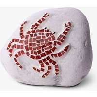 Lapidemart Dekostein Mit Mosaik Krabbe in Verschiedenen Größen von imPerfektKunsthafen