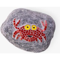 Lapidemart Dekostein Mit Mosaik Krebs in Verschiedenen Größen von imPerfektKunsthafen
