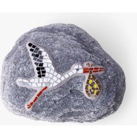 Lapidemart Dekostein Mit Mosaik Storch/Geburt in Verschiedenen Größen von imPerfektKunsthafen