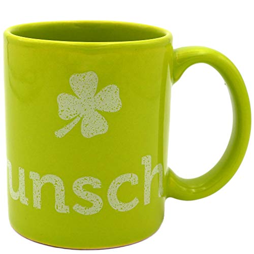 immi Glückwunsch Tasse in Grün, vollfarbig Apfelgrün, Glücksklee Kaffeebecher immi Glückwunsch Tasse in Grün, vollfarbig Apfelgrün, Glücksklee Kaffeebecher von immi