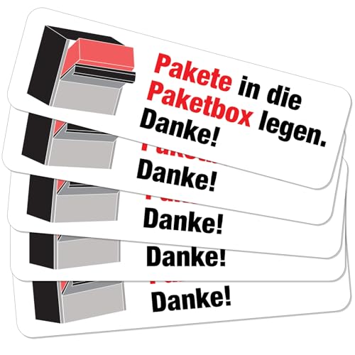immi Paketbox Hinweis Aufkleber immi Paketbox Hinweis Aufkleber von immi