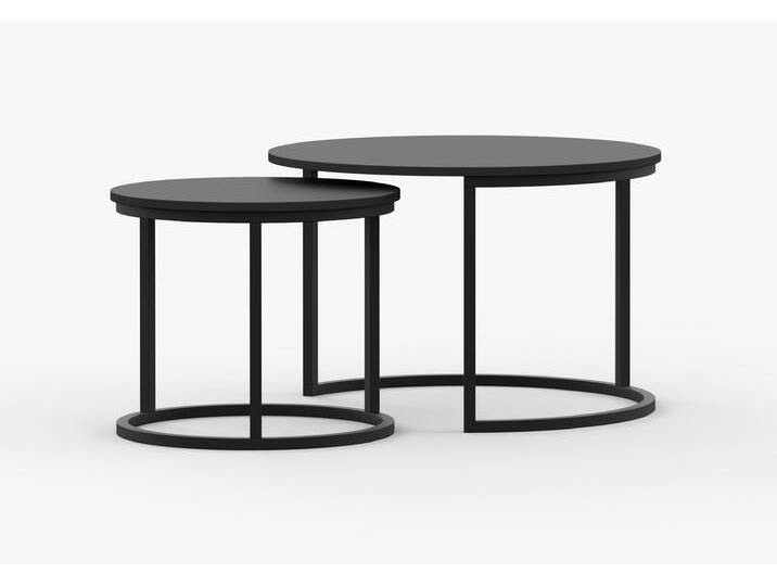 2er-Set Couchtische TORONTO I Schwarz Schwarz 2er-Set Couchtische TORONTO I Schwarz Schwarz von imoebel24