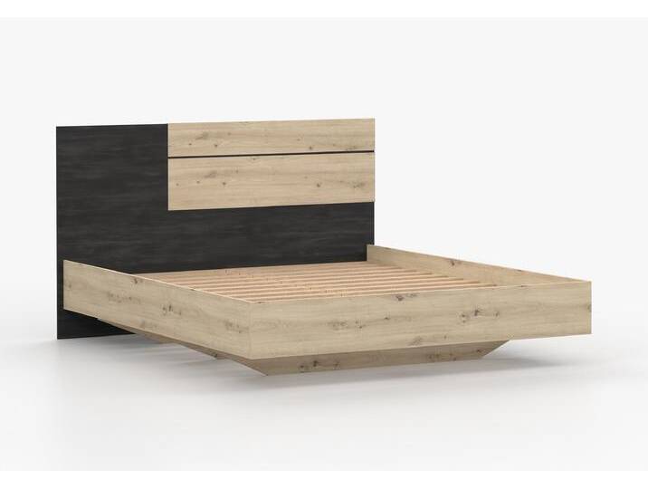 Bett 160x200 BAFRA 31 Artisan Eiche Artisan Eiche + Schwarze Norwegische Kiefer Bett 160x200 BAFRA 31 Artisan Eiche Artisan Eiche + Schwarze Norwegische Kiefer von imoebel24