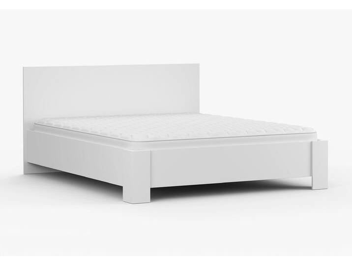 Bett 160x200 MEDIOLAN 02 Weiß Weiß Bett 160x200 MEDIOLAN 02 Weiß Weiß von imoebel24