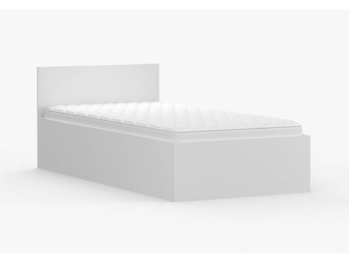 Bett 90x200 OMEGA I 46 Weiß Weiß von imoebel24