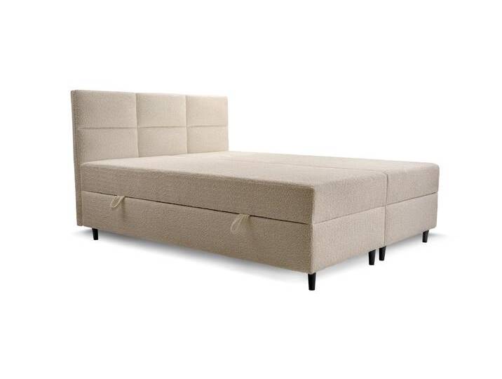 Boxspringbett 160x200 LAMBO Beige (Lambi 6) von imoebel24