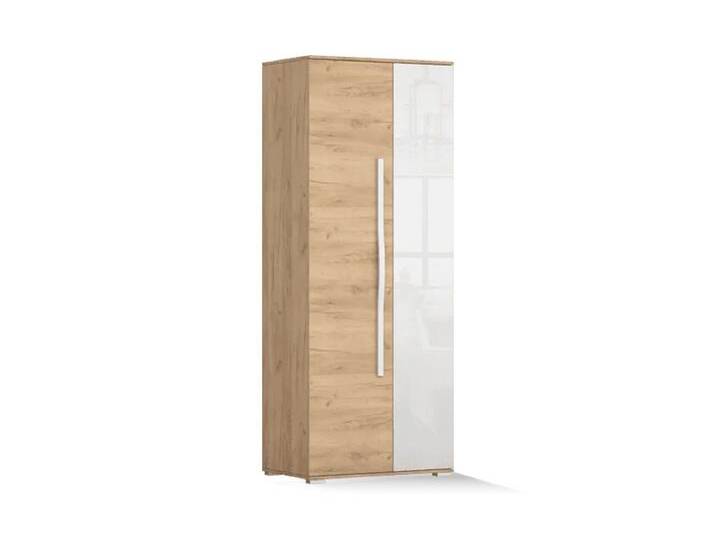 Drehtürenschrank LAURA 2D 80 cm Craft Eiche Gold Craft Eiche Gold + Weiß Semigloss Drehtürenschrank LAURA 2D 80 cm Craft Eiche Gold Craft Eiche Gold + Weiß Semigloss von imoebel24