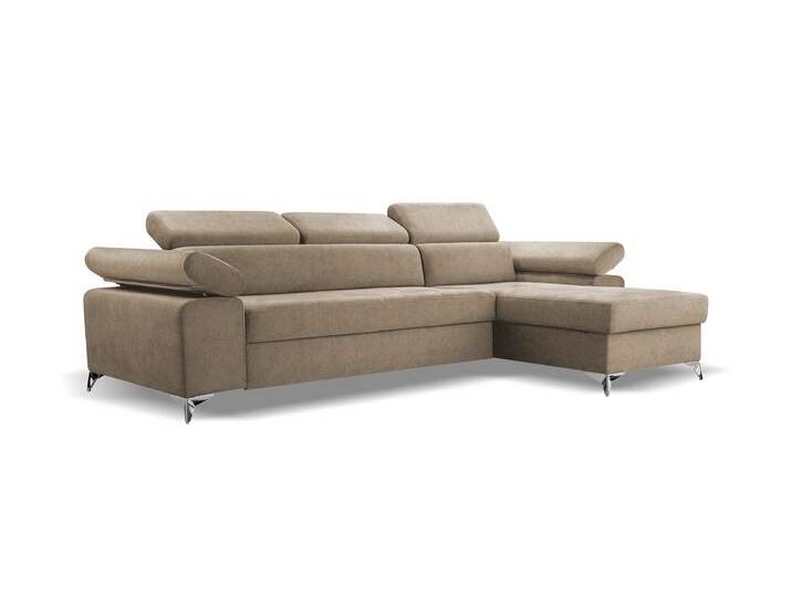 Ecksofa BARDI Rechts Beige (Noel 17) von imoebel24