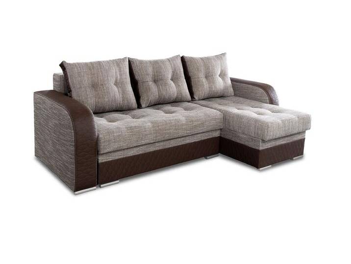 Ecksofa BERLIN Braun (BERLIN 3 + W 55) von imoebel24