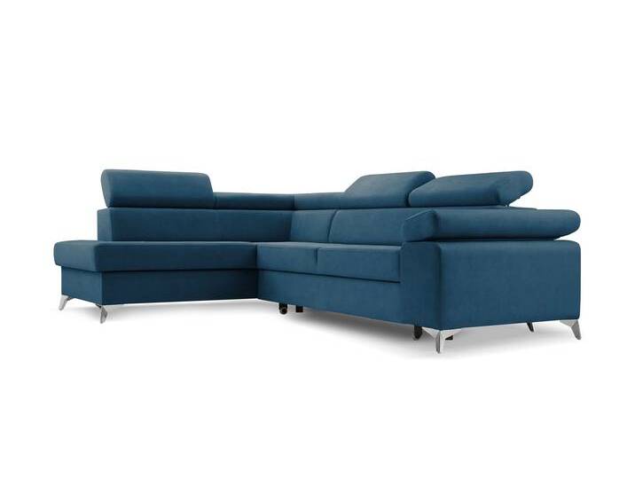 Ecksofa MADRYT Links Blau (Vena 12) von imoebel24