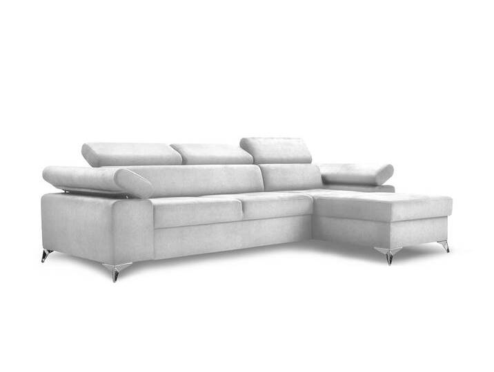 Ecksofa MADRYT MINI Rechts Aschegrau (Vena 3) von imoebel24