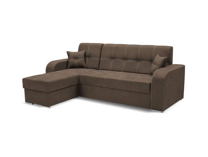 Ecksofa MISOL Links Braun (Yuma 38) von imoebel24