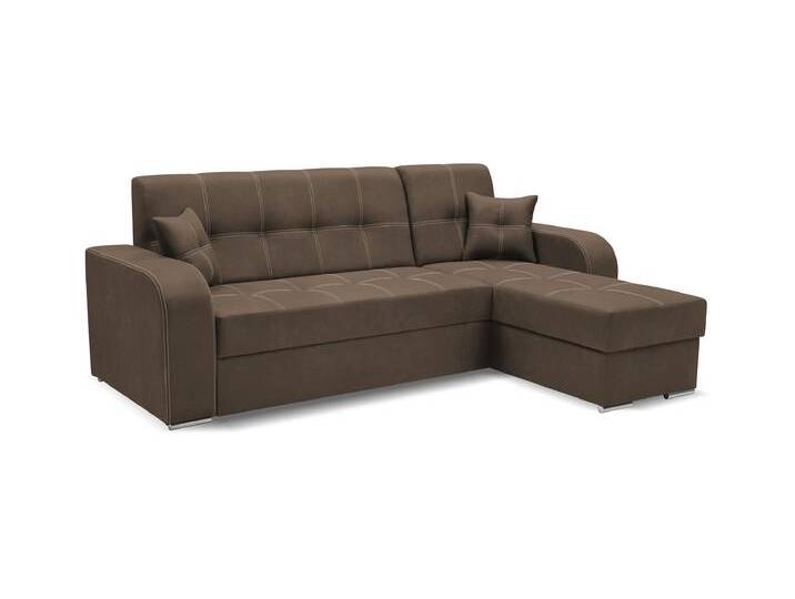 Ecksofa MISOL Rechts Braun (Yuma 38) von imoebel24