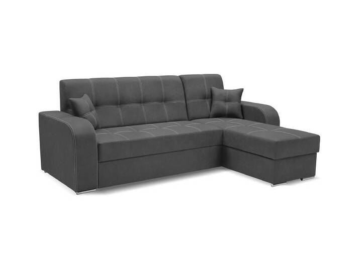 Ecksofa MISOL Rechts Schwarz (Yuma 16) von imoebel24